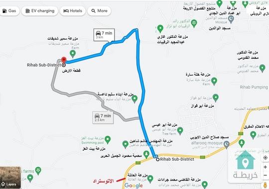 أرض زراعية استثمارية مساحة 4 دونم تقع على طريق جرش المفرق