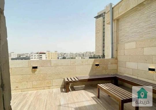 خلدا روف فاخر غرفتين نوم مفروش للايجار 