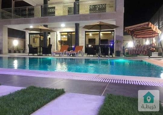 شاليه فخم جداً للأيجار في اجمل المواقع البحر الميت 