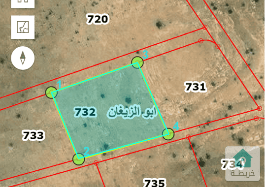 أرض 3400 متر للبيع أو البدل على طريق بيرين الزرقاء 