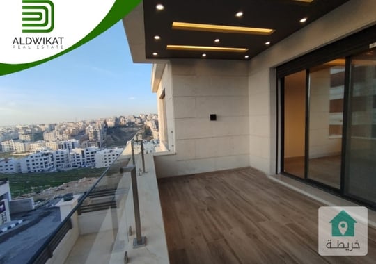 شقة للبيع في احجار النوابلسة طابق ارضي مساحة البناء 200م ومساحة الترس 50م