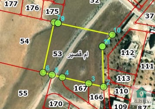 ارض على طريق المطار جنوب عمان للبيع 
