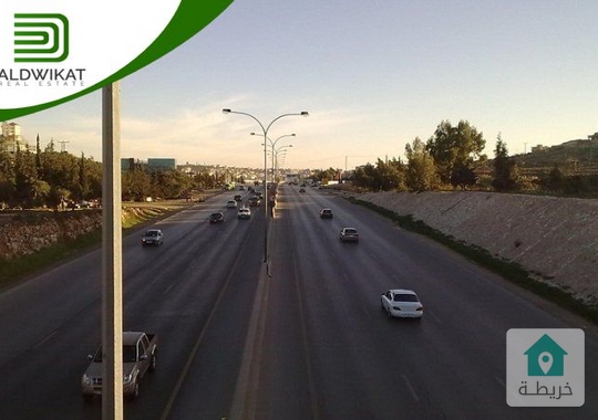 ارض للبيع في طريق المطار ام العمد مساحة 11 دونم