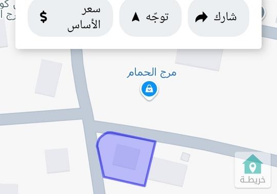 ارض شارعين للبيع ناعور ام السماق 