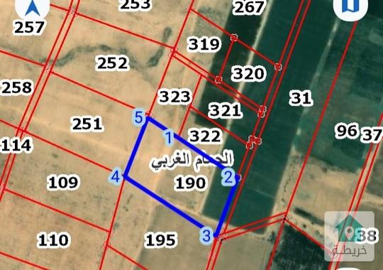 ٥دنمات للبيع أراضي جنوب عمان الحمام الغربي 