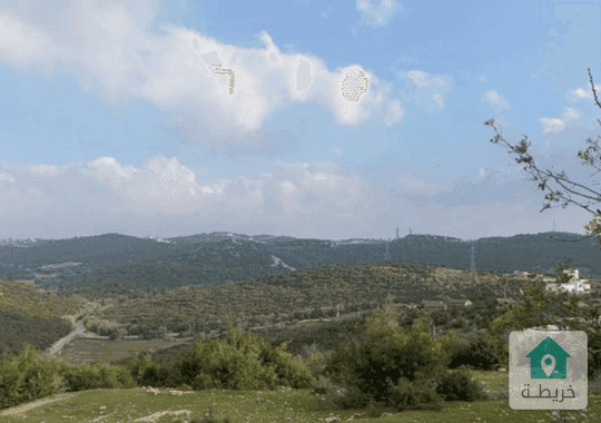 ارض مميزة للبيع في عجلون ام الينابيع بمساحة 2 دونم و 350 متر مربع مع اطلاله خلابه على جبال عجلون