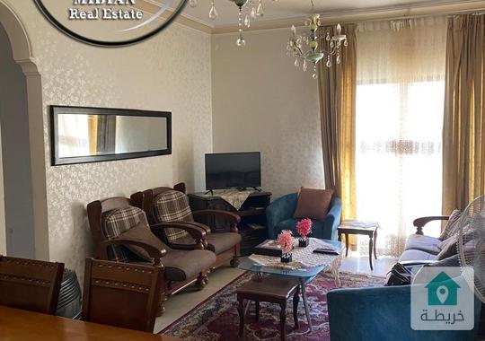 شقة مفروشة للايجار الجاردنز مساحة 90م طابق اول بسعر مميز 