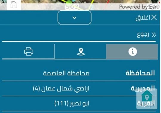 ارض للبيع في ابو نصير حوض مرج الصايغ