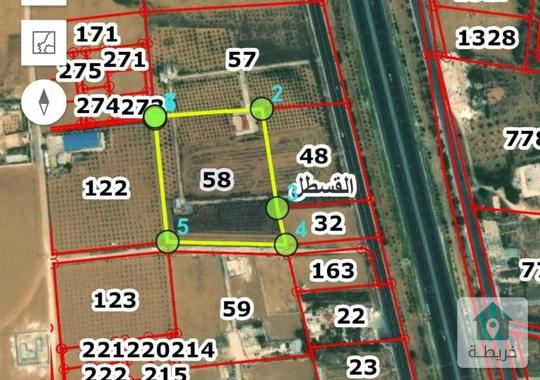 ارض داخل التنظيم سكن أ 100 متر عن شارع خدمات المطار الغربي