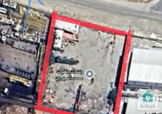 ارض مساحة ١٩٥٠ متر مسوره بالكامل للبيع صناعات خفيفة الرجيب