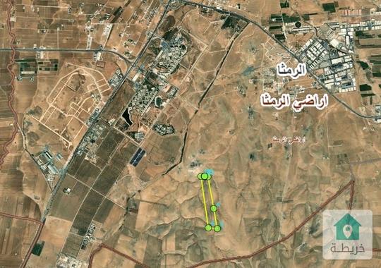 ارض زراعية مساحة 3 دونم و 753م للبيع في اربد - الرمثا من المالك مباشرة