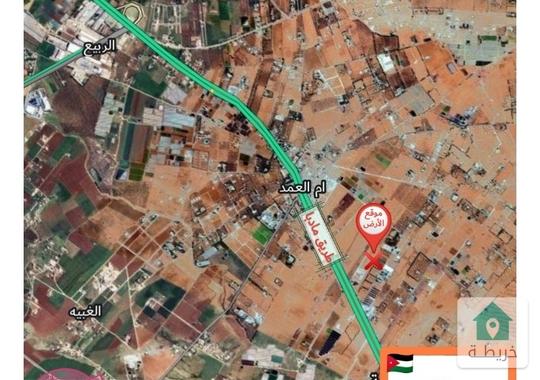 قطعة ارض ١٠ دونم في منطقة ام العمد بسعر مميز 