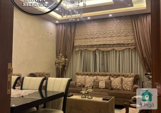 شقة للبيع ضاحية النخيل مساحة 145م طابق ثاني تشطيبات وديكورات سوبر ديلوكس بسعر مميز جدا