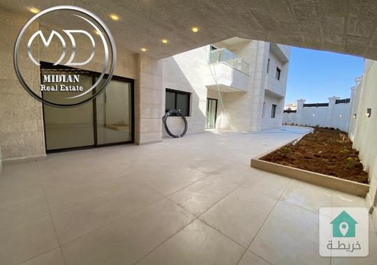 شقق ارضية وشبه ارضي للبيع الرابية مساحات 150م  160م مع تراسات و حدائق جديدة لم تسكن بأسعار مميزة