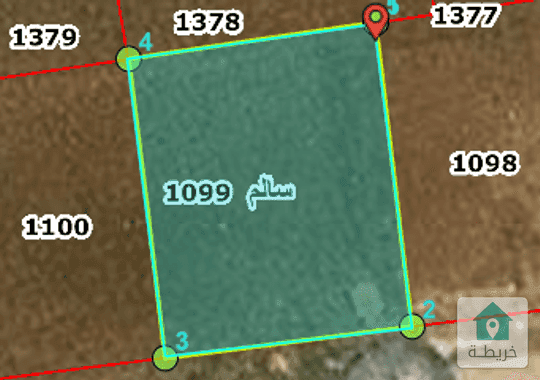 قطعة ارض في سحاب للبيع 