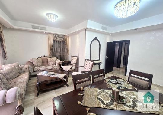 خلدا شقة مفروشة بالكامل للإيجار السنوي 2 نوم طابق ثاني