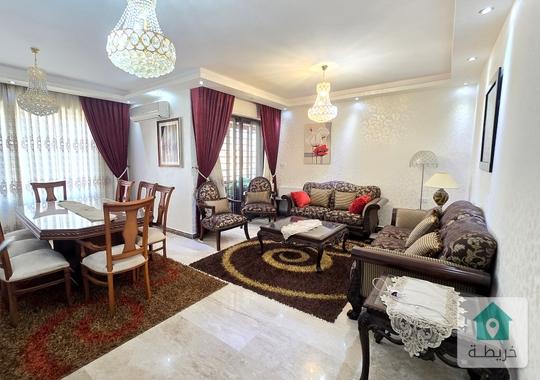 ارقى مناطق خلدا شقة مفروشة للإيجار مساحة 200 متر 