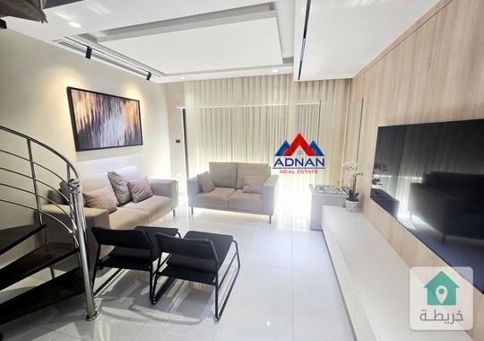 دير غبار شقة دوبلكس مفروشة بالكامل جديدة  لم تسكن 3 نوم  