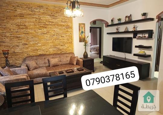 شقه مفروش للايجار ارضيه مع ترس وحديقه For rent