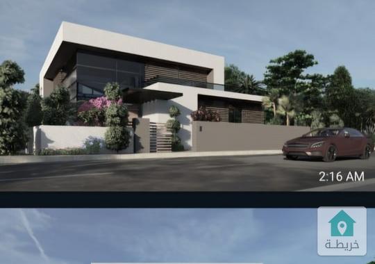 فيلا قيد الانشاء شارع الميه للبيع