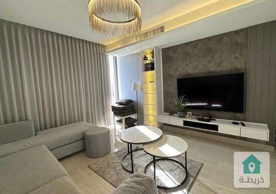 عبدون شقة مفروشة فخمة و مطلة  7 نجوم  للإيجار مكونه 2 نوم