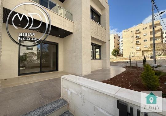 شقق أرضية جديدة للبيع دير غبار مساحات 135م  145م مع تراسات و حدائق تشطيبات وديكورات فاخرة بأسعار مم