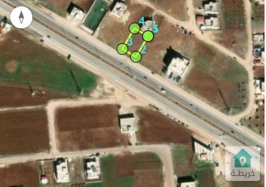 ارض تجاريه للبيع اربد شارع البتراء 