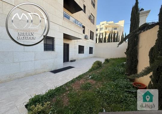 شقة شبه ارضي فارغة للايجار خلدا العوجانية مساحة 250م 4 نوم مع تراسات و حدائق تشطيبات و ديكورات فاخرة