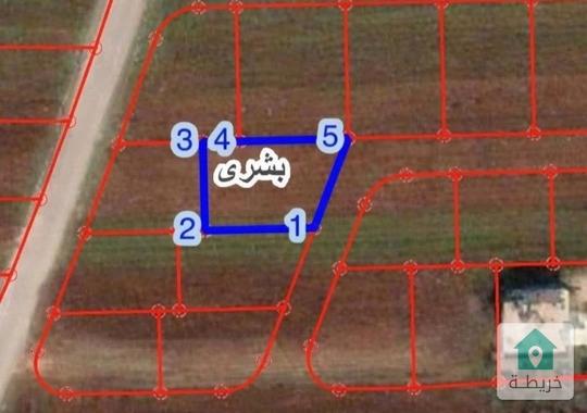 قطعة ارض للبيع بمساحة 764 متر في اربد / بشرى و بالقرب من دوار الكساسبة 