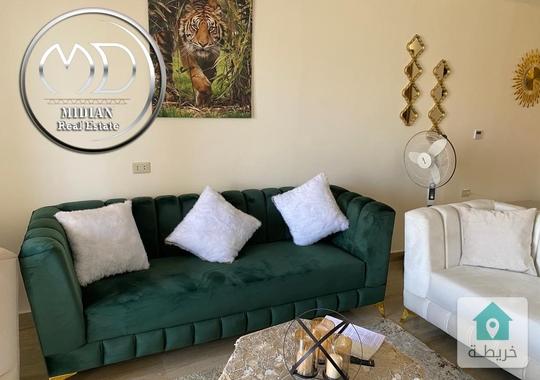 شقق مفروشة للايجار ام السماق مساحات 100م  140م تشطيبات وديكورات فندقية فرش فاخر بأسعار مميزة
