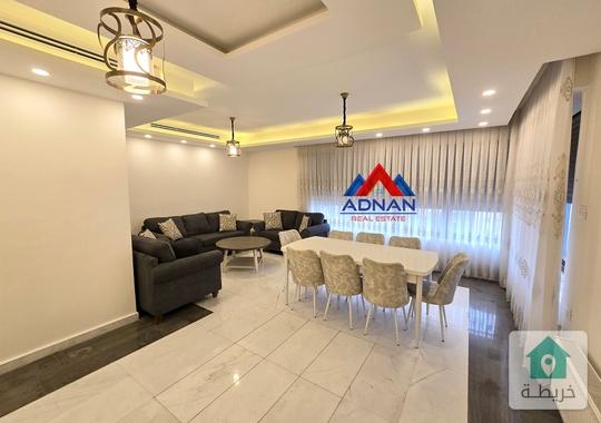دير غبار شقة مفروشة جديدة فخمة للايجار السنوي مساحة 180 متر مكونة من 3 نوم