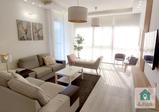 عبدون شقة  Five Star  مفروشة جديدة للإيجار 3 نوم مطلة