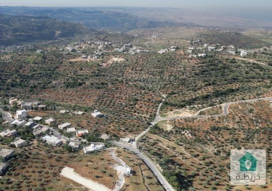 قطعة أرض سكنية تنظيم سكن ب بأحكام خاصة طابقين و روف في منطقة بدر الجديدة قرية بلالحوض أبو مخيمر