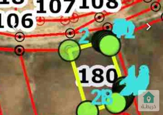 أرض للبيع في جريبا بالقرب من شفا بدران حوض المدراج رقم ١٨٠