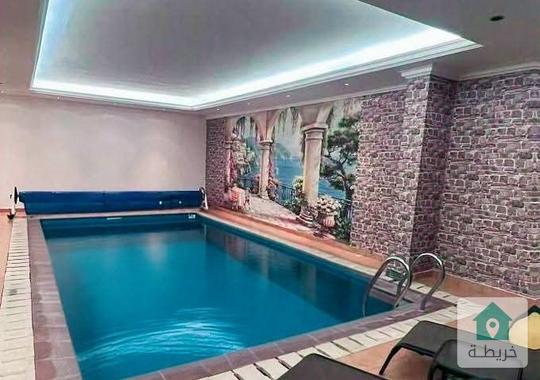 شبه فيلا دوبلكس أرضي للبيع في أجمل مناطق عمان الغربية خلدا العوجانية 