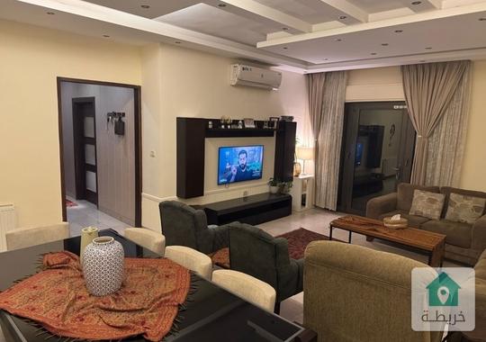 شقة شبه ارضي للبيع في ام أذينة منطقة فلل 