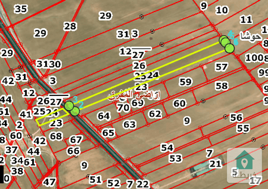 ارض زراعية للبيع فاع المفرق كاملة او مشترك