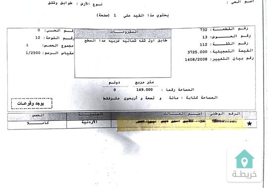 شقه للبيع اربد الحي الشرقي ١٦٥ متر  بسعر مناسب جدا