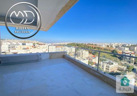 شقق جديدة دوبلكس طابق أخير مع روف للبيع خلدا مساحات 140م  185م مع تراسات امكانية الأقساط بأسعار ممي