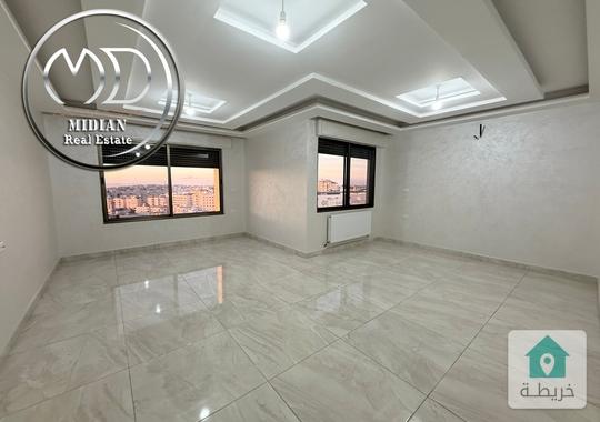 شقة فارغة للايجار خلدا مساحة 180م طابق ثالث تشطيبات ديكورات سوبر ديلوكس اطلالة رائعة 