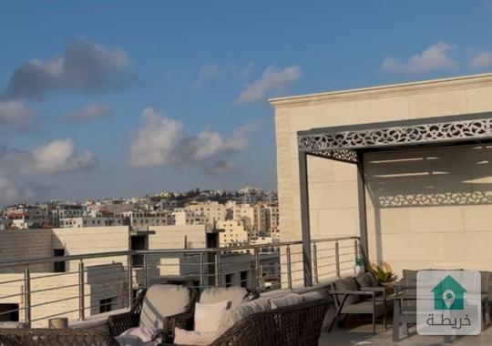 شقة فاخرة للبيع في دير غبار حجار النوبلسة طابق رابع مع روف