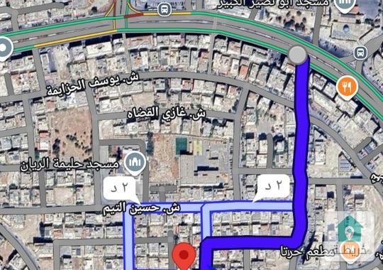 ارض للبيع ابو نصير قرب شارع ابو نصير الرئيسي ب 500 متر وقرب الخدمات 