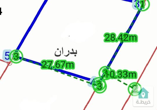 قطعة أرض في شفابدران حوض مرج الفرس 