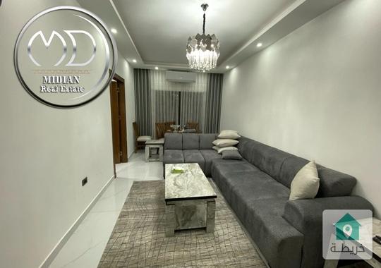شقة مفروشة للايجار الجاردنز مساحة 90م طابق أول تشطيبات و ديكورات فاخرة فرش فندقي بسعر مميز