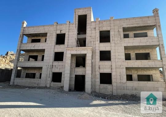 عمارة سكنية قيد الانشاء للبيع في طبربور قرب مدارس التلال الذهبية 